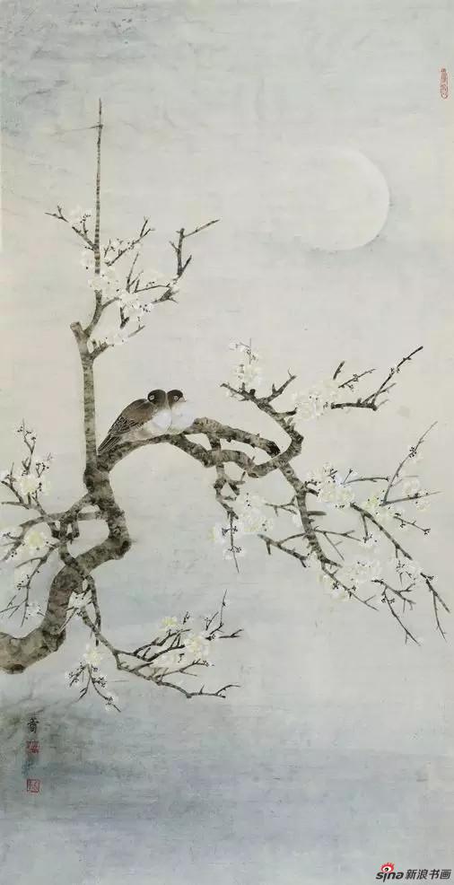 《寒汀幽梦》_樊蕾 132cm×67cm