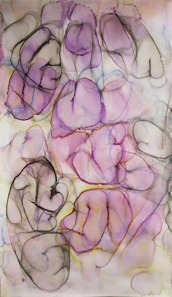 杨志凌 Yang Zhiling《泡儿》201x116cm 2014年