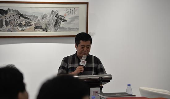 北京千禾秀公司董事长、南岸九号艺术馆馆长魏玉国先生致辞