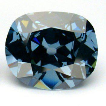 希望蓝钻(Hope Diamond),重45.52克拉(9.1克)、颜色分级为深彩灰蓝、净度等级为VS1,折算成今年的市值,大约值2亿美元到2.5亿美元之间。