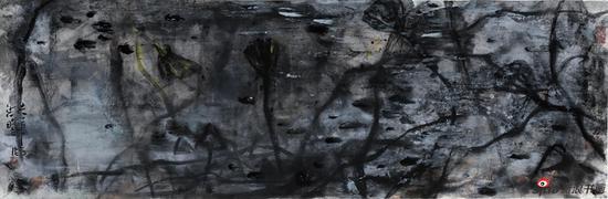 荷花系列之三(68x23cm)