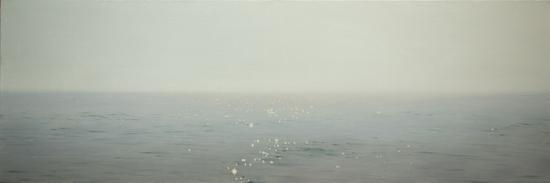 《水012》 45cm x135cm 布面油画 2016年