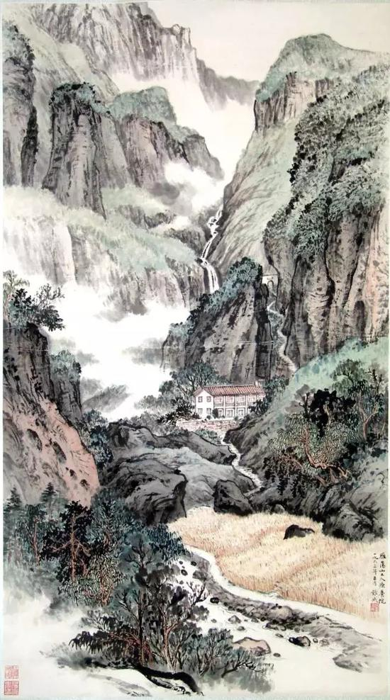 雁荡工人疗养院   张守成   1963年作   上海中国画院藏