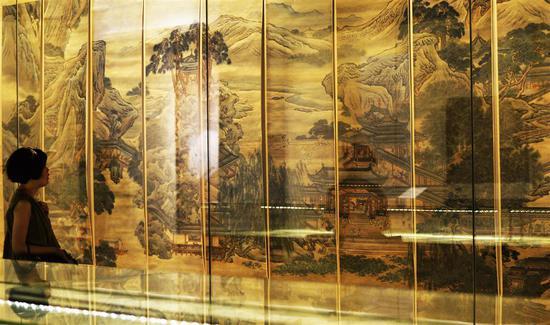 《清代中期绘画特展》展览现场