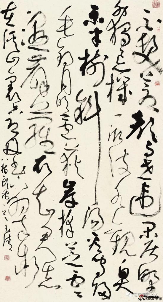 八指头陀一首 180cm×97cm