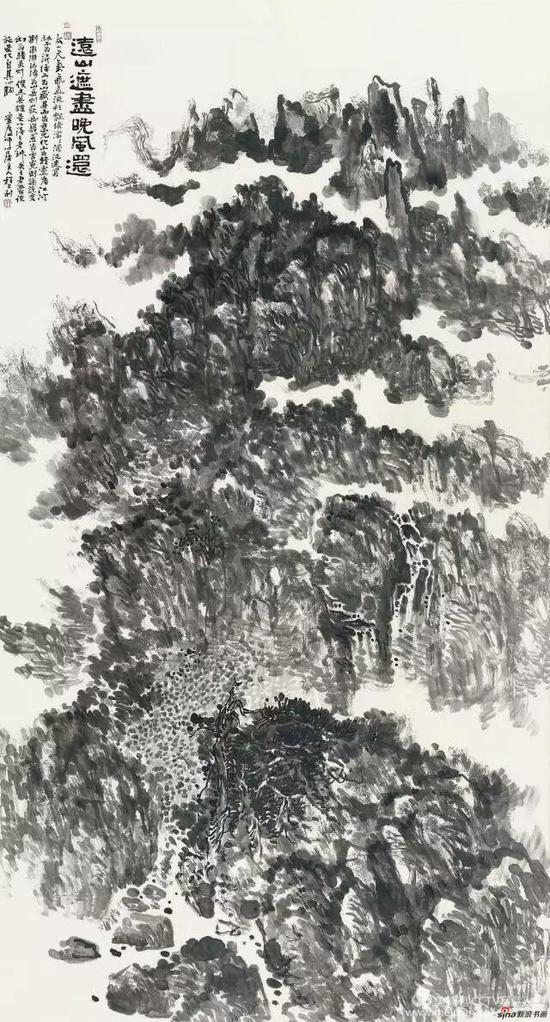 《远山遮尽晚风还》 179cm x 97cm 程大利