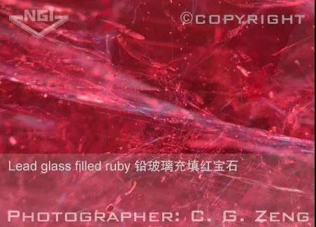 △铅玻璃充填处理