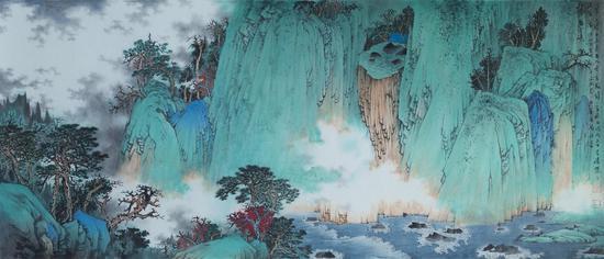 江涛万古峡 常潇作品