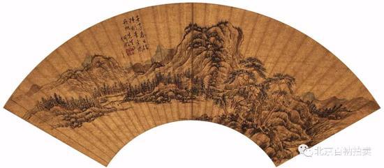 何鉴(明末清初) 春山积翠图