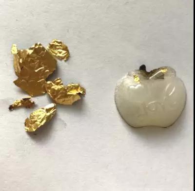图20剥离掉金箔