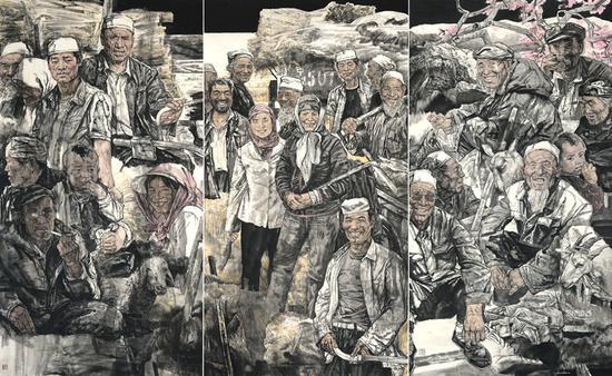 李宽《春华秋实》285cm×186cm 2013年