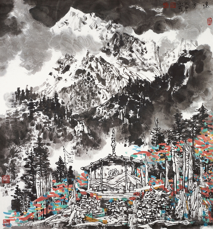 李小可——西藏系列《远方》 2016年 96x90cm