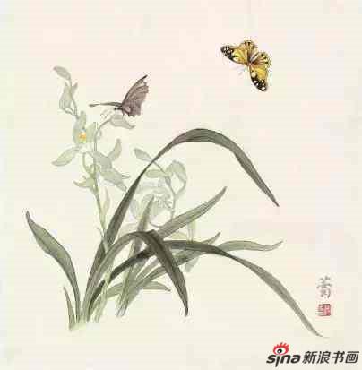 《幽兰》 68×68cm