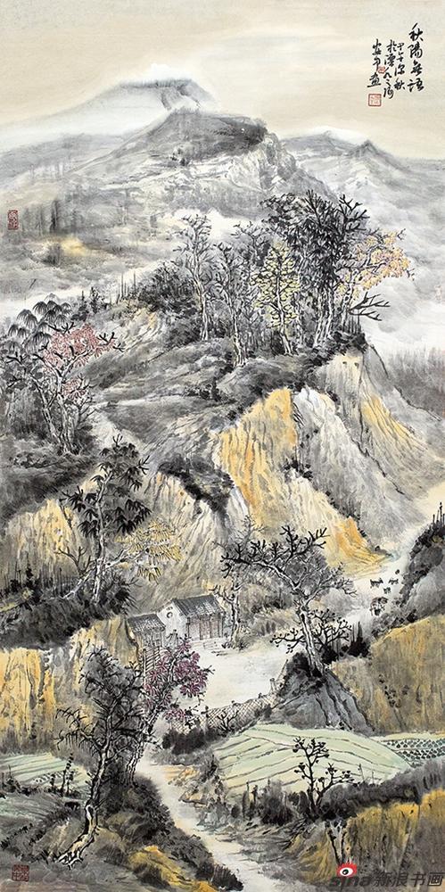 程安中《秋阳无语》