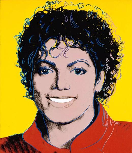 ‘Michael Jackson’,Andy Warhol,1984