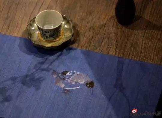 祯彩堂缂丝《鸭子》茶席