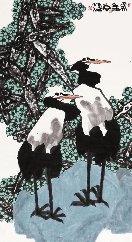 尚涛《永年》 178cm×97cm