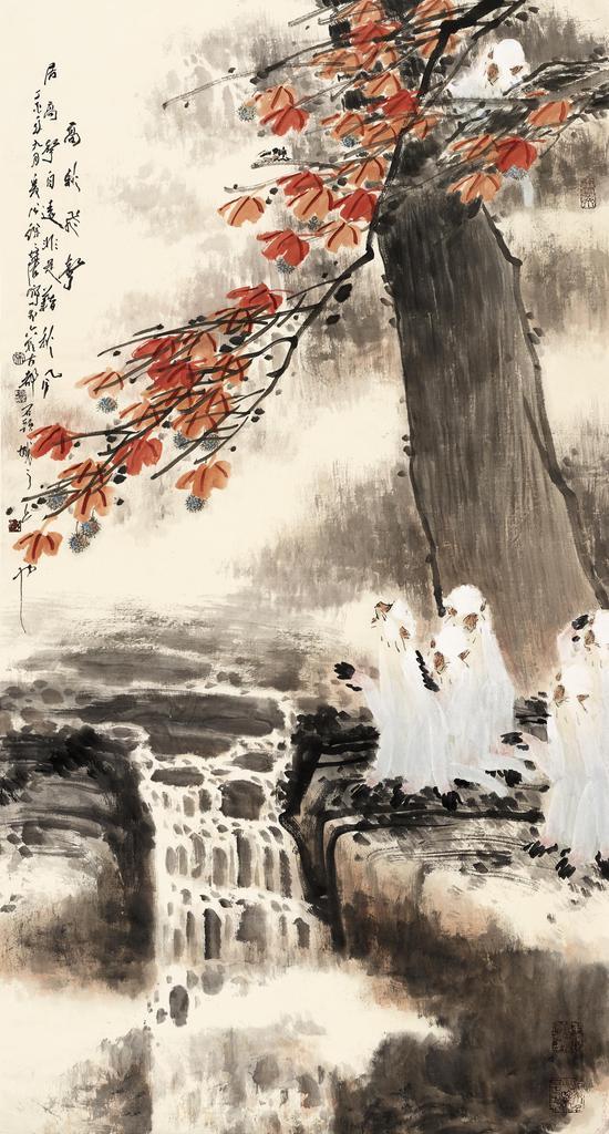 徐培晨《高秋飞声》 178cm×96cm