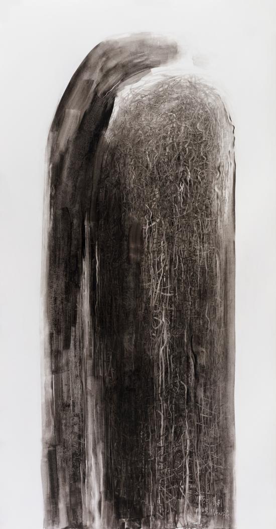 茅小浪 非宣水墨 (24) 130×240cm 2005