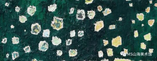 幻听-绿 100X40cm 布面油画 2017年