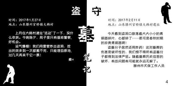 图表:《盗/守墓笔记》四