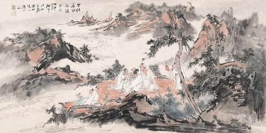 坐领春风 68cmX136cm 2015