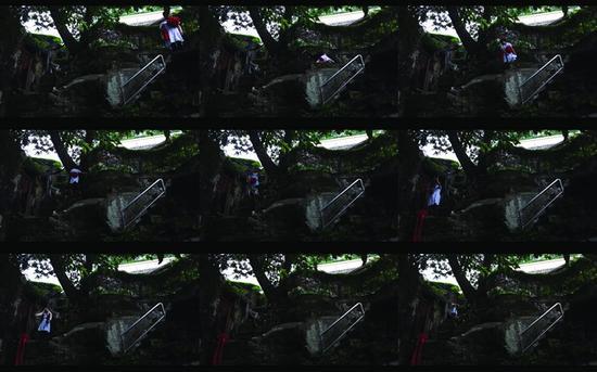 吴方洲《关键时刻和参与者-行为艺术影像》,10分钟37秒,2016 Ng Fong Chao, Noah《Critical Moment and Participant-Performance Art Image》, 10′37〞,2016