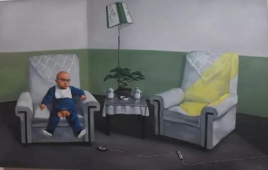 张晓刚作品