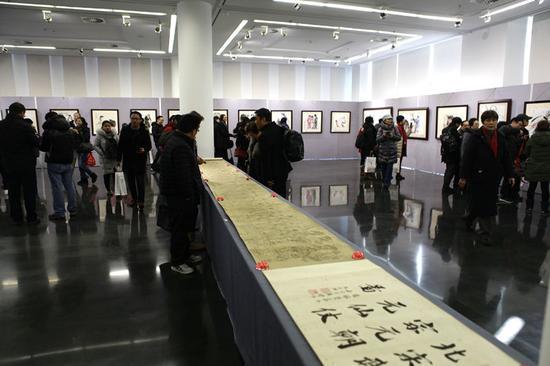 画展现场(摄影:宋义东)