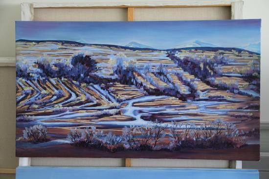 92X1620CM.努鲁尔虎山春之二