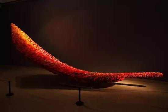 天象四神-朱雀 陶瓷、金属 620x150x220cm 2017