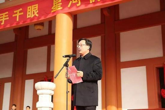 常州市武进区委常委、区委统战部部长杨国成发表讲话