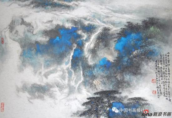 山水灵妙(42×56厘米)