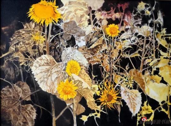 吴静一 《太阳花2016》 80×60cm