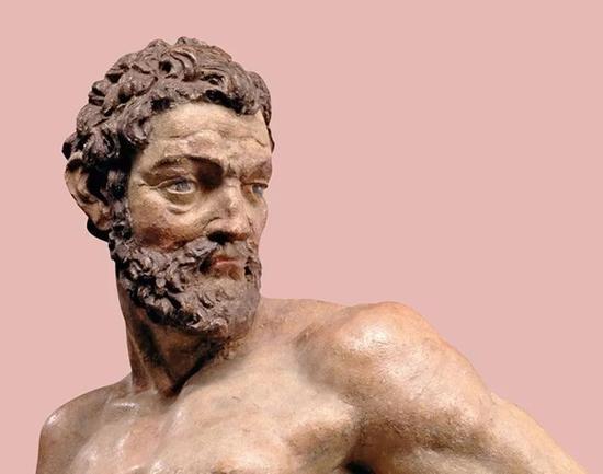 ‘赫拉克勒斯’(Hercules)局部图,Willem Danielsz van Tetrode,约1545-1560年,上色赤陶