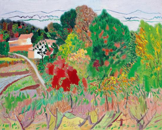 陆安大裂谷之七 2017年 100.1×80.3cm