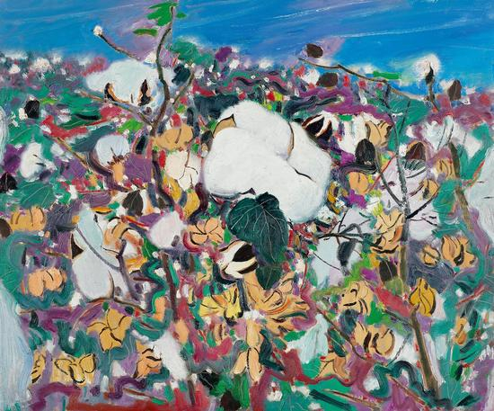 丰收的花朵之三 2017年 120.1×100cm