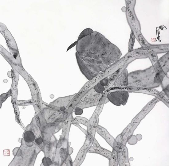 情思幽静处 69×69cm