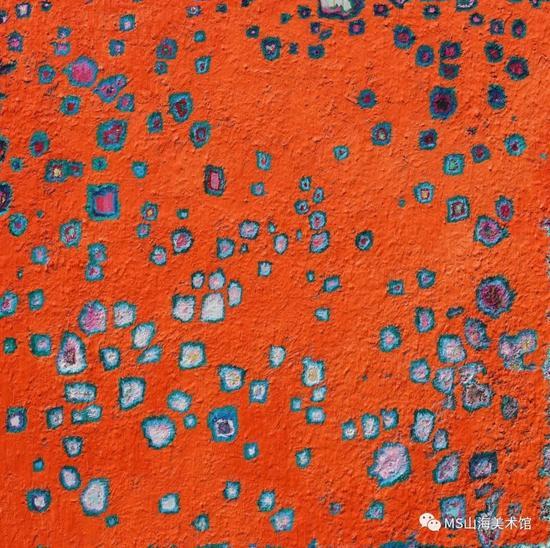 幻听-红 200x200cm 布面油画 2017年