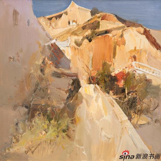 油画《秋写李家山NO.03 》张永