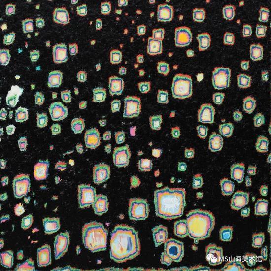 幻听-黑 200x200cm 布面油画 2017年