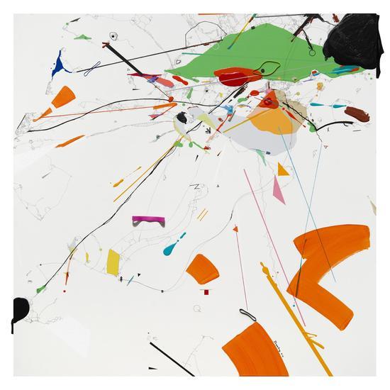 《生长 2016-1 Growth 2016-1》-160×160cm-布面丙烯 Acrylic on Canvas-2016