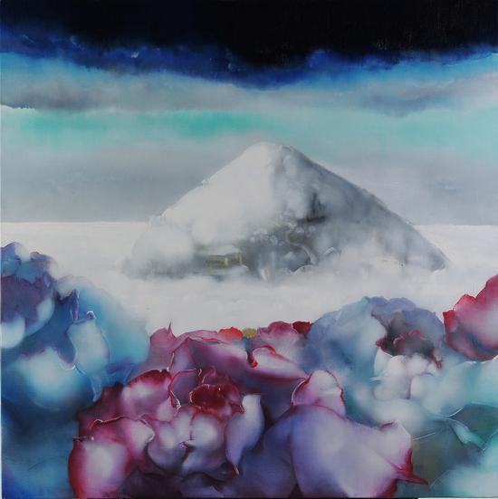 罗发辉/ Luo Fahui|<仙境-2010 No.3/Fairyland-2010 No.3>|120x120cm|布面油画/Oil on Canvas|2010