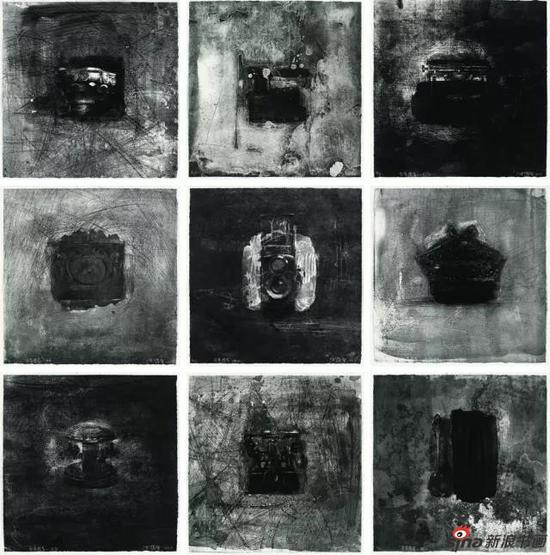 周蕴智《空室遗音》 铜版 120×120cm 2013年