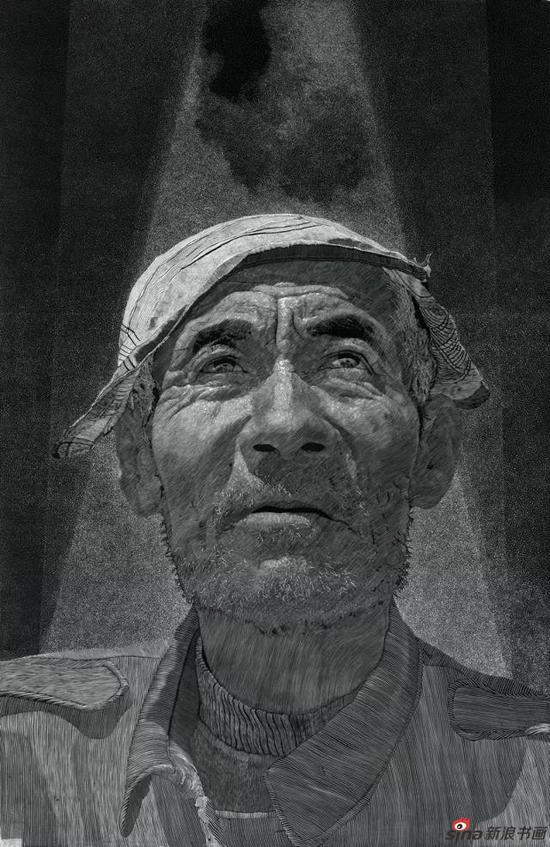 朱健翔 《西北以北》 凸版 120×80cm 2015年