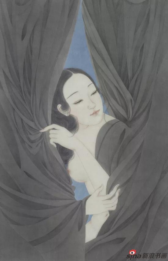 程楠 《工笔人物创作》 绢本设色 100×70cm 2017年