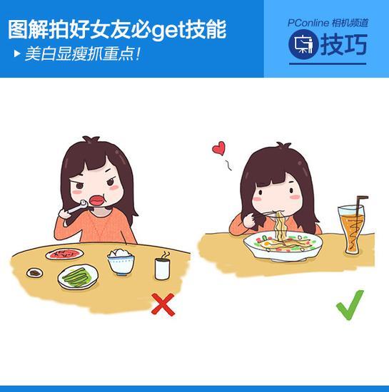 美白显瘦抓重点!图解拍好女友必get技能