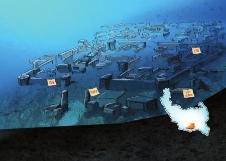 想象中的海底古城