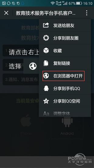 图4 在浏览器中打开