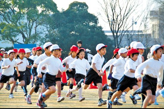 日本小学生的冬季耐力马拉松